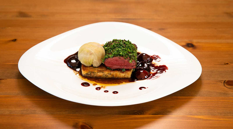 Gebratener Rehrücken